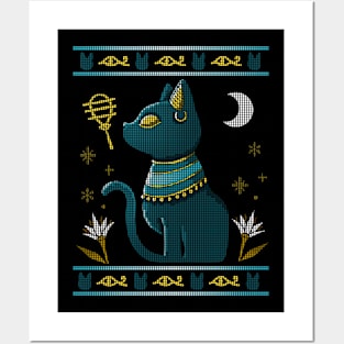 Bastet Ugly Sweater Posters and Art